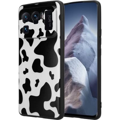 ShieldCase Holy Cow Hoesje geschikt voor Xiaomi Mi 11 Ultra hoesje - TPU hoesje - Kwalitatieve backcover - Koe patroon - Koeienprint