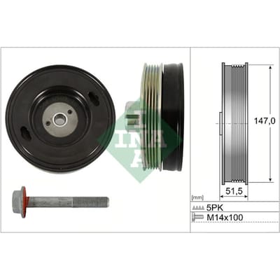 Schaeffler Ina Riemschijvenset, krukas INA 544 0509 20