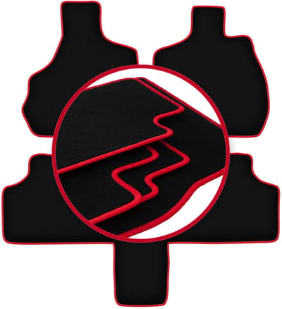 CARLUX-RED automatten voor: Chrysler Grand Voyager III 7-zits (2000-2008)