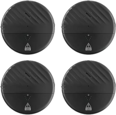 Draadloze Deuralarm met Magnetische Sensor voor Raambeveiliging - Verstelbare Gevoeligheid en LED Indicator - 4 Stuks