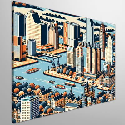 Kunstprint | Wanddecoratie | Canvas | 60 × 60 cm