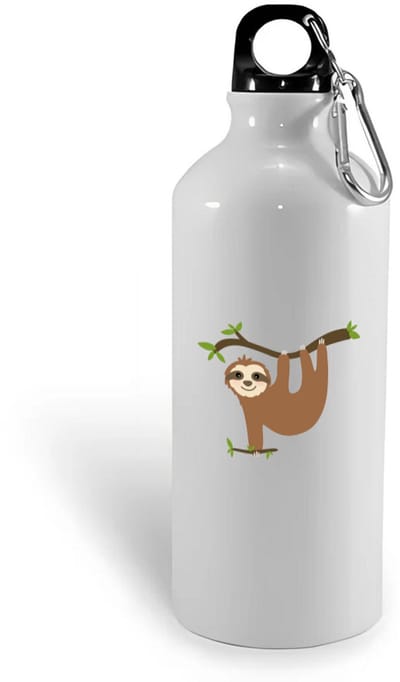 Hacebo® - Luiaarden waterfles - Luiaard - Dieren liefhebbers - Dierentuin - beer - zoogdieren - water fles - 400ML