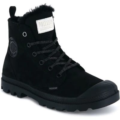 Palladium PAMPA HIGH ZIP WL - Volwassenen VeterlaarzenHalf-hoge schoenen - Kleur: Zwart - Maat: 41