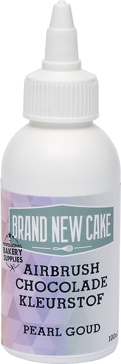 BrandNewCake Airbrush Choco Kleurstof Pearl Goud 100ml