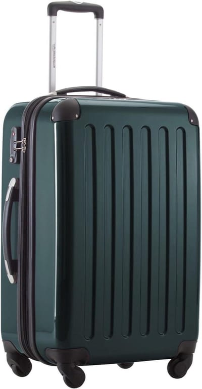 Middelgrote Koffer - Reiskoffer Trolley - Comfortabel Transport - Volume Uitbreidbaar - 65 cm - Zwart
