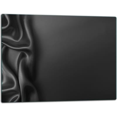 TMK ArtDeko Serie - Snijplank - 52x40 cm - Zwart - Glas - Voor Inductiekookplaten