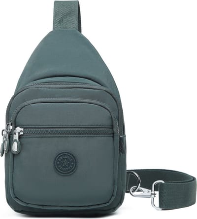 Bagwise® Crossbodytas - Sling Bag - Schoudertas - Anti Diefstal - Dames - Heren - 1044 Groen