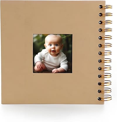 DIY Fotoalbum met 20 Pagina's, Ringband, Perfect voor Verjaardag, Afstuderen en Huwelijksjubileum