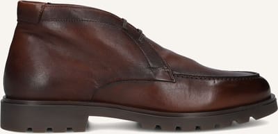 Giorgio - HE93911CAMP15 - Vrije tijd half-hoogHeren veterschoenHeren sneakers - Kleur: Bruin - Maat: 43