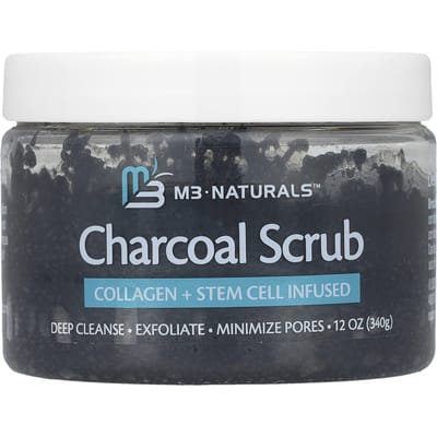 M3 Naturals, Gommage au Charbon, 12 oz (340 g) black