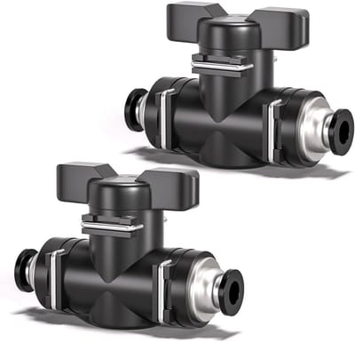 Solidchoice - Set van 10 Pneumatische Ball Valves 8mm voor Luchtstroomregeling