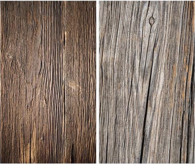 DW4Trading Dubbelzijdige Vinyl Achtergrond - Food en Product Fotografie - Backdrop - 87x57 cm - Hout Bruin Nerf