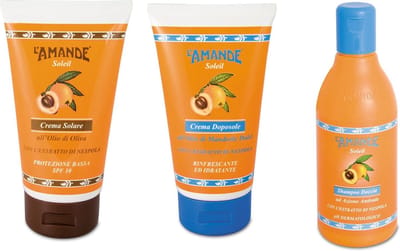 L'Amande Soleil Voordeelset - Zonnecrème SPF 10 150 ml + Aftersun 150 ml + After Swim 250 ml