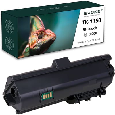 Evoke Compatibele Toner voor Kyocera Tk-1150 Tk1150 Zwart 3000 Pagina's Ecosys M2135Dn M2635Dn M2735Dw P2235Dn