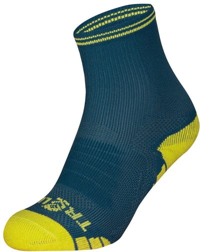 Trollkids Trekking Mid Cut Iii Lange Sokken Geel,Blauw EU 30 Jongens,Meisjes