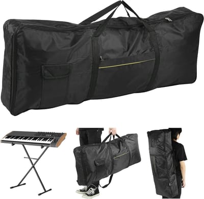 Toetsenbordtas 61 Toetsen - Draagbare Hoes - Muziek Transport - Waterdicht Oxford Materiaal - 45 x 35 x 1 cm