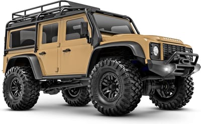 TRAXXAS TRX-4M 1/18 Schaal en Trail Crawler Land Rover 4WD Elektrische Truck met TQ TAN TRX97054-1TAN