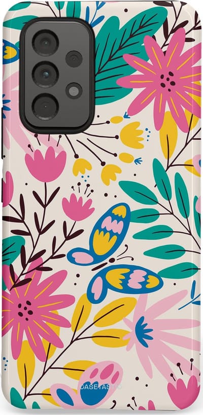 Casetastic Hoesje Geschikt voor Samsung A53 - Stijlvolle Beschermende Duo-layer Case - Lente Leven