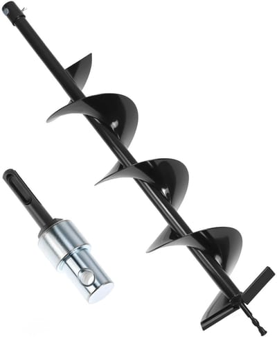 Aarde Boor met 150mm Adapter en 80cm Lengte voor het Boren van Gaten en Planten van Bomen