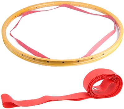 Dailygoods- Fietsbandvoering Duurzaam - Velglintset - Lichtgewicht Fietsaccessoire - 27,5 Inch - PVC Materiaal - Beschermingspad - Bandbeschermer