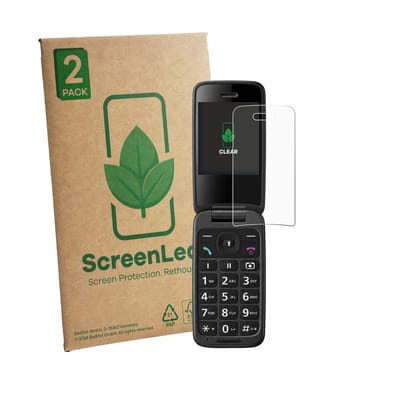 2 Stuks Screenprotector voor Panasonic KX-TU410 - Hoogwaardige Beschermfolie transparant