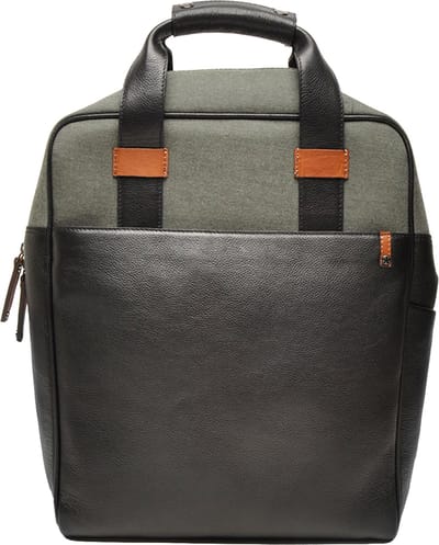 Berba Laptoptas Rugtas 15.6 inch Olly Zwart Groen