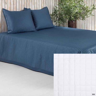 Luxe bedsprei Chicago Wit - 180x260