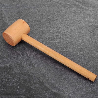 Dailygoods- Houten Hamer Hoge Hardheid - Beukenhout - Duurzaam - Handwerkgereedschap - Comfortabel Handvat - Lange Levensduur - Beukenhamer