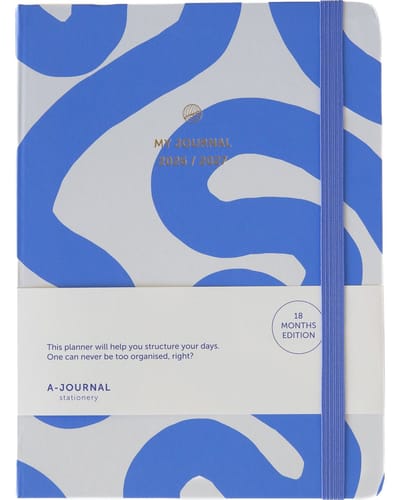 My Journal - 18 maanden agenda - 2026-2027 - Flow Blauw