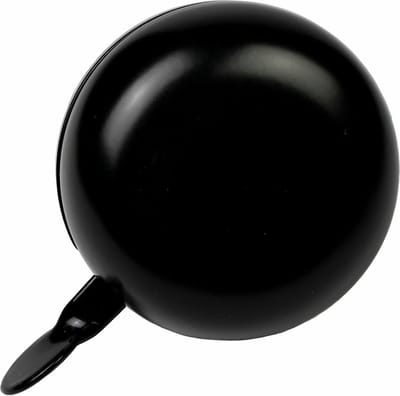 Benson Stijlvolle fietsbel - ding dong geluid - Ø 80 mm - mat zwart - eenvoudig te monteren