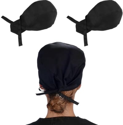Dailygoods- Koksmuts Verstelbaar - Keukenschort - Uniseks - Koken/Bakken - Bandana - 2 Stuks - Keukenmuts