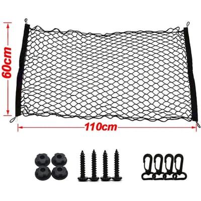 Universeel Auto Kofferbaknet Elastisch Bagagenet Vracht Organizer Opbergnetten Nylon Mesh Netten Rekbaar Auto Interieur Mesh Netwerk Zak