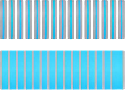 Lees Hulp Strips - Markeer Linialen - Focus Verbeteren - Twee Maten Set - 19 CM Lengte - Blauw