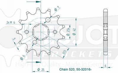 Kit chaîne Axring pour quad Yamaha 350 Yfm X Warrior 1989 à 2004 13x44 P520 Neuf