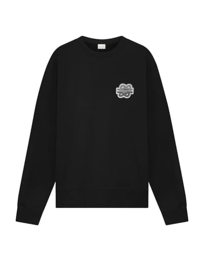 Filling Pieces 422530500167 Sweaters Zwart Sweatshirt Gowtu Tonal
