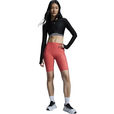 On Studio Tights Short 1 W Coral Coral Maat: XS | Sportsokken Outlet | Dames | Blauw