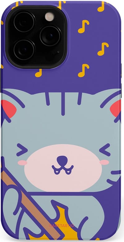 Casetastic Hoesje Geschikt voor Apple iPhone 13 Pro Max Magsafe - Stijlvolle Beschermende Duo-layer Case - Katten beat