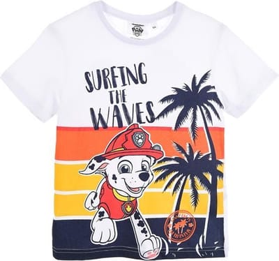 Paw Patrol Nickelodeon T-shirt Surfing The Waves. Maat 116 cm / 6 jaar