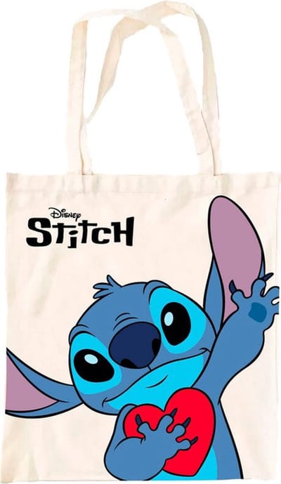 Cerda Lilo and Stitch - Stitch met Heart Tote Bag / Stoffen Tas