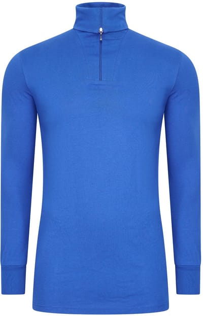 Cappuccino Italia - Heren Trui Ski Pully - Blauw - Maat XXL