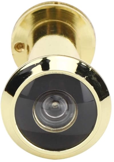 Dailygoods- Veiligheidsdeur Kijker 220 Graden - Anti-diefstal - Gatdiameter 0,6-0,9 Inch - Opbouwmontage - Lengte 6 cm - Geschikt voor Deuren 55-90 mm - Deurviewer