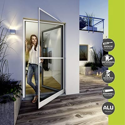 Premium Boorvrij Insectenhor Montageframe voor Raam en Deuren - Zelfbouwpakket 125 x 245cm