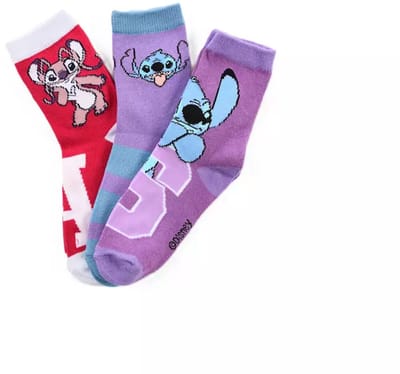 Disney Stitch Sokken – Kinder Sokken – Stitch & Angel – 3 Paar – Maat 23/26