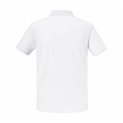 Russell Heren Authentic Eco Piqué Poloshirt (Wit)