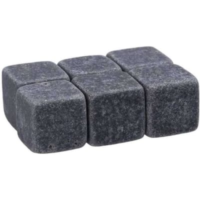 GL11263-Pierres à Whisky réutilisables. 6 pièces. Ensemble de Cubes de glace. Refroidissement du vin. Pour fête de mariage. Refroi