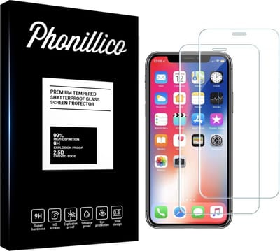Screenprotector voor iPhone X - 2 stuks Beschermglas van glas Transparante glazen schermbeschermfolie