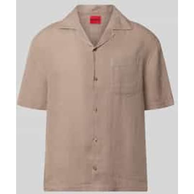 regular fit vrijetijdsoverhemd van puur linnen model 'EXOLINO'