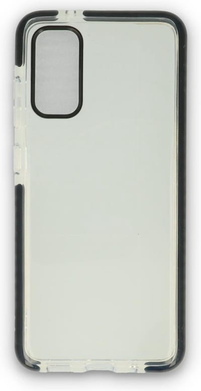 HB Hoesje Geschikt voor Samsung Galaxy S20 - Zwart - Anti Shock Gel Armor Back Cover Case