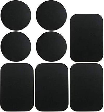 8x Metalen Platen voor Magnetische Telefoonhouder – 3m Sticker - Vervangende Zelfklevende Stalen Platen – Ultra Dun – Geschikt voor Magneet Autohouder – Universeel