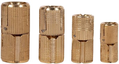Dailygoods- Scharnieren 180° Draaibaar - Kleine Scharnieren - Onzichtbare Scharnieren - Roestbestendig - 4 Stuks - Duurzaam Koper - Vatscharnieren